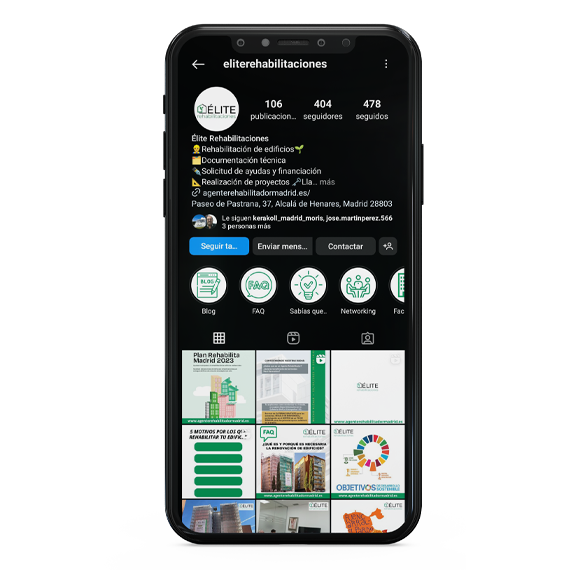 Redes Sociales Elite Rehabilitaciones