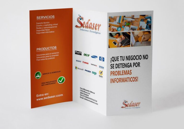 Triptico Sedaser, Soluciones Informaticas