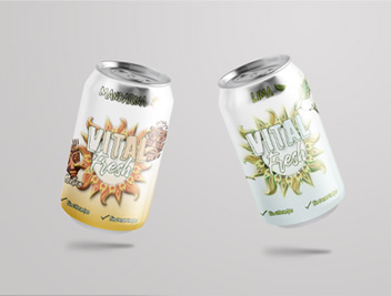 Diseño latas Vitalfresh